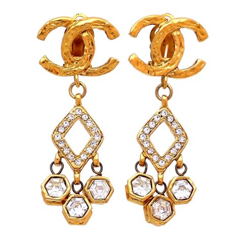 chanel earnings|authentic Chanel earrings.